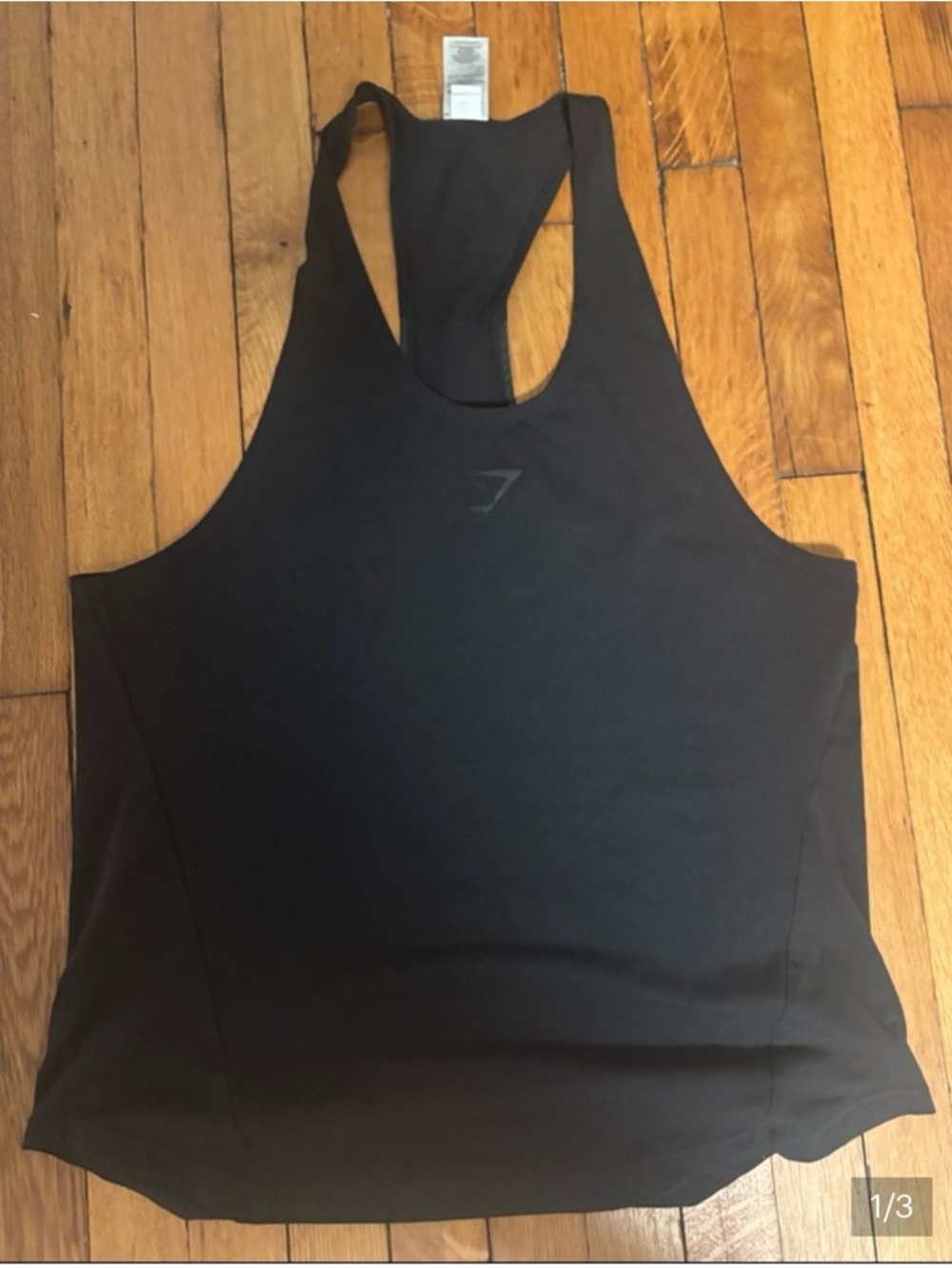 Gymshark Black Racerback Training Tank NWOT - Picture 6 of 6